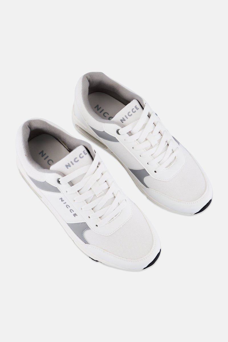 Nicce Men Pavani Lace Up Training Shoes, White - Image 4